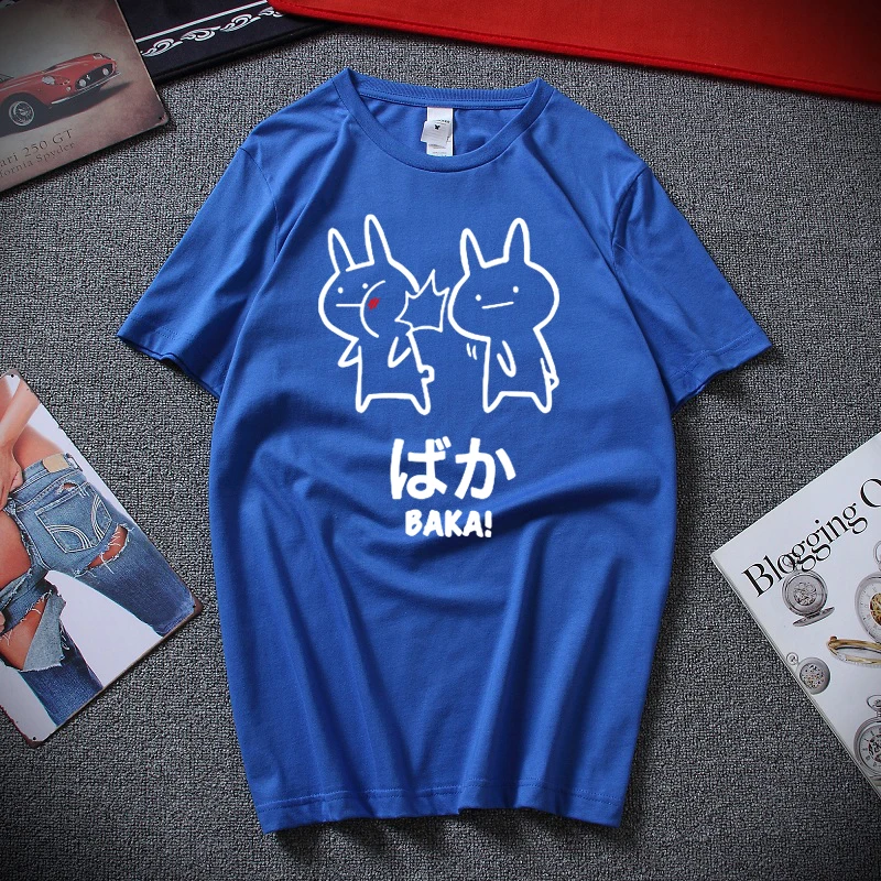 Мужская футболка с коротким рукавом Baka Rabbit Slap хлопковая Футболка круглым вырезом