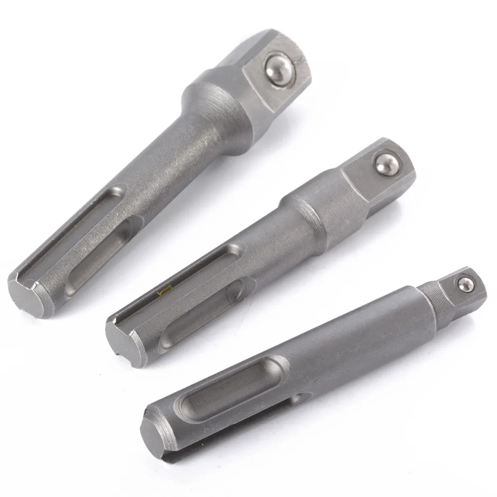 3 шт. Sds Plus набор сверл для отвертки гнезда адаптер сверла 1/4 &quot3/8&quot 1/2