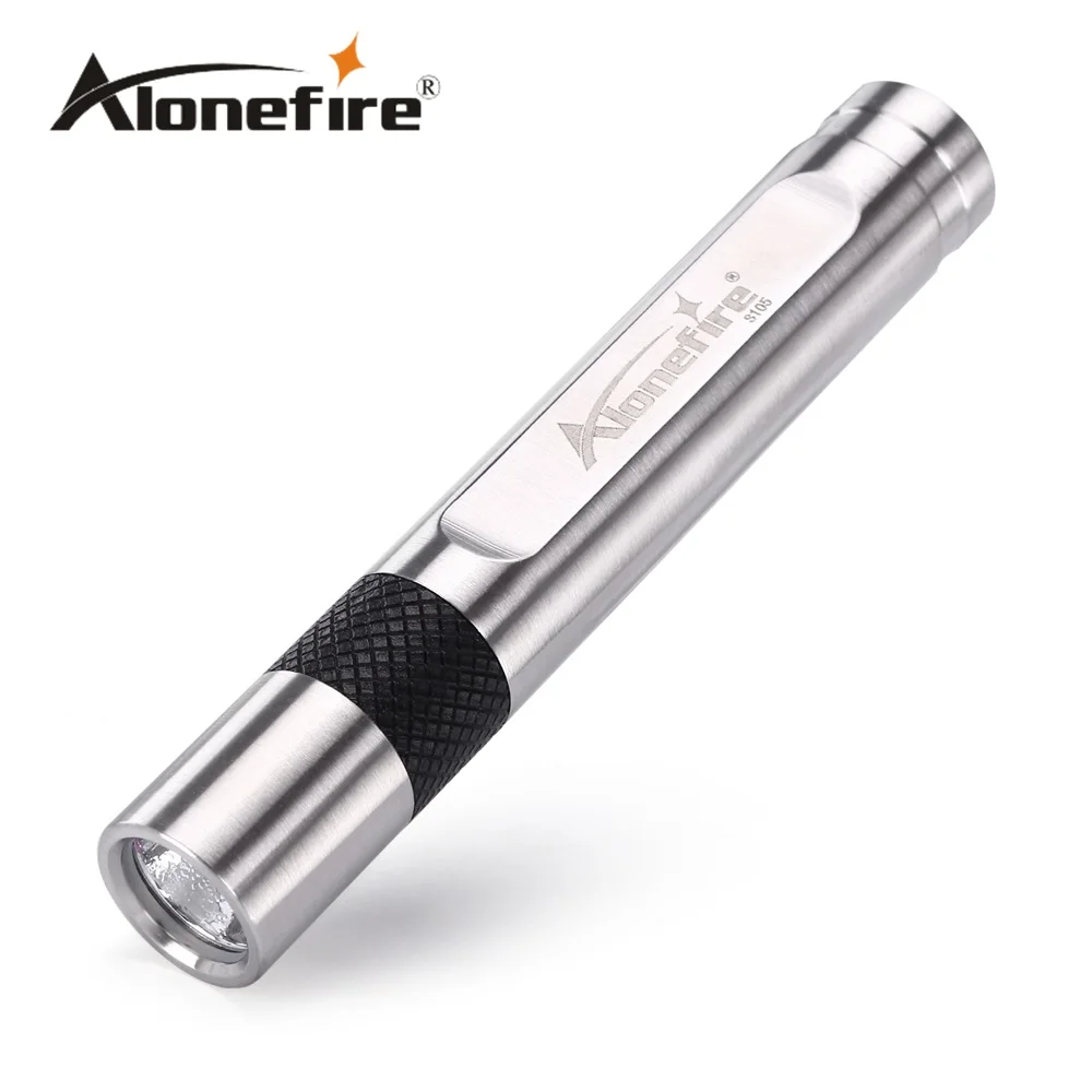 ALONDFIRE S105 CREE XPE Q5 LED из нержавеющей стали водонепроницаемый маленький брелок с