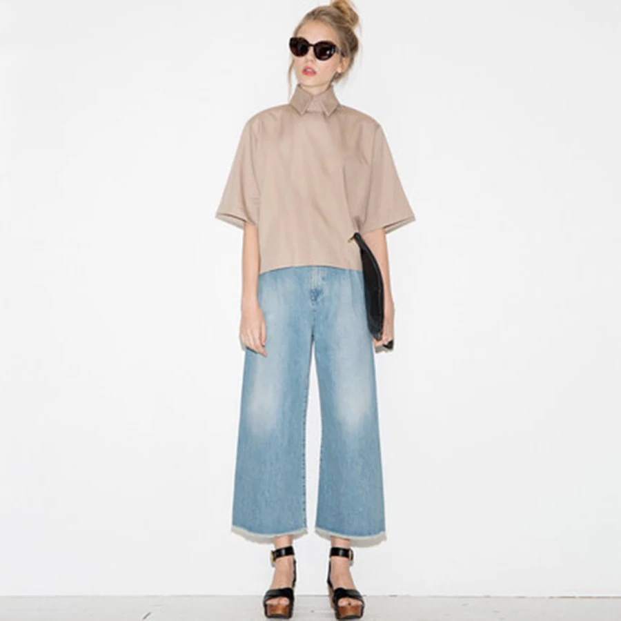 Short Sleeve Shirt Women Summer Vintage Elegant Loose Blouse Cute Korean Fashion Blusas Feminina Trendy 55 |
