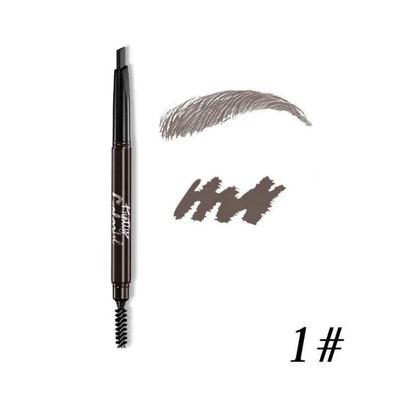 Фотокарандаш для бровей с автоматическим вращением двойной Водостойкий