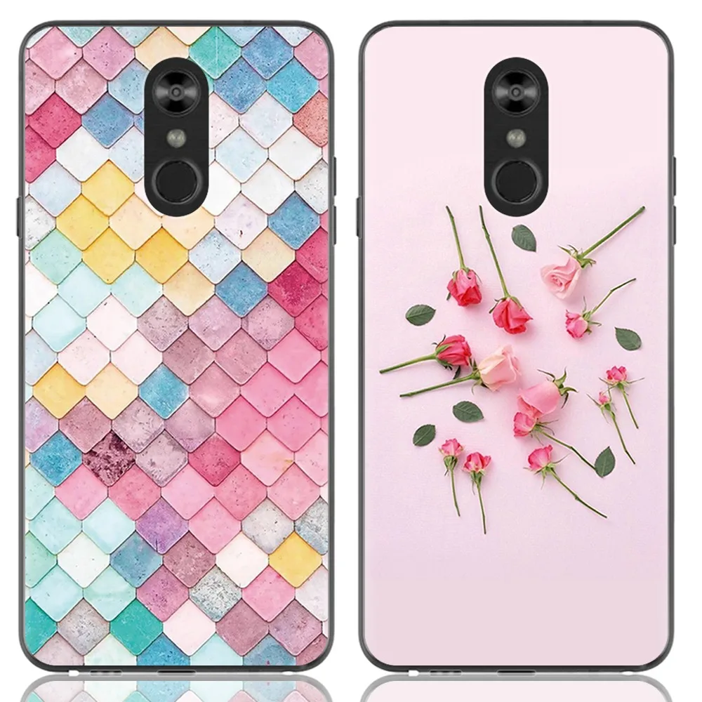 Чехол для телефона LG Q Stylo 4 6 2-дюймовый мягкий чехол из ТПУ с изображением