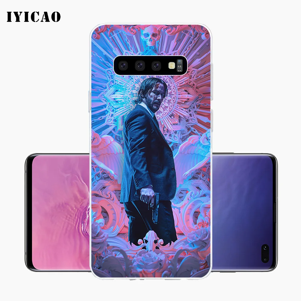 Мягкий силиконовый чехол для телефона IYICAO John Wick Chapter 3 Samsung Galaxy S10e S10 S9 S8 Plus S7 Edge