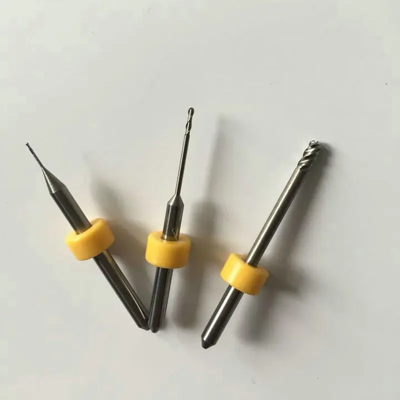 3 шт. DC покрытием керамические фрезерные буры из карбида Sirona Inlab Cerec стоматологические Cad Cam металлические фрезерные буры циркония фрезерные ...