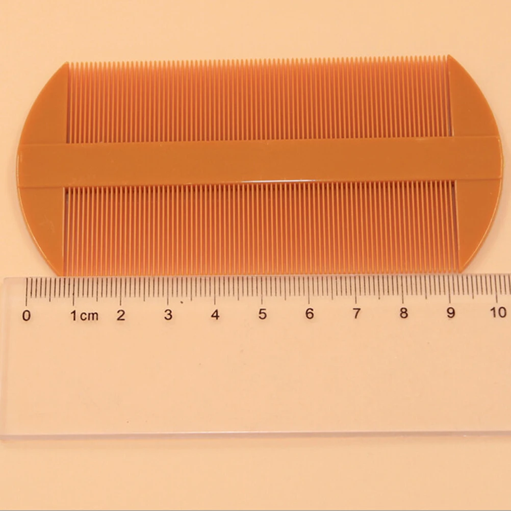 Новые Пластиковые Двухсторонние Изящные зубные расчески Nit для головы гребень