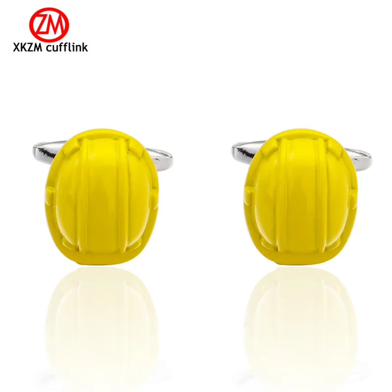 

Роскошные мужские желтые Запонки с дизайном «шлем», высокое качество, свадебные запонки для жениха, мужские запонки, французские украшения