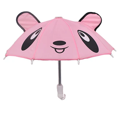 Dolltalk 18 дюймов американская милая девочка кукла зонт от солнца также подходит для дождливый день кукла аксессуары случайный цвет платье своими руками - Цвет: pink