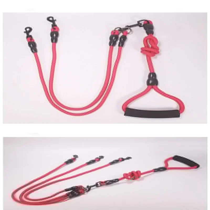Съемный поводок для собак с поролоновой ручкой 1 2 3 или 4 собак|Поводки| |