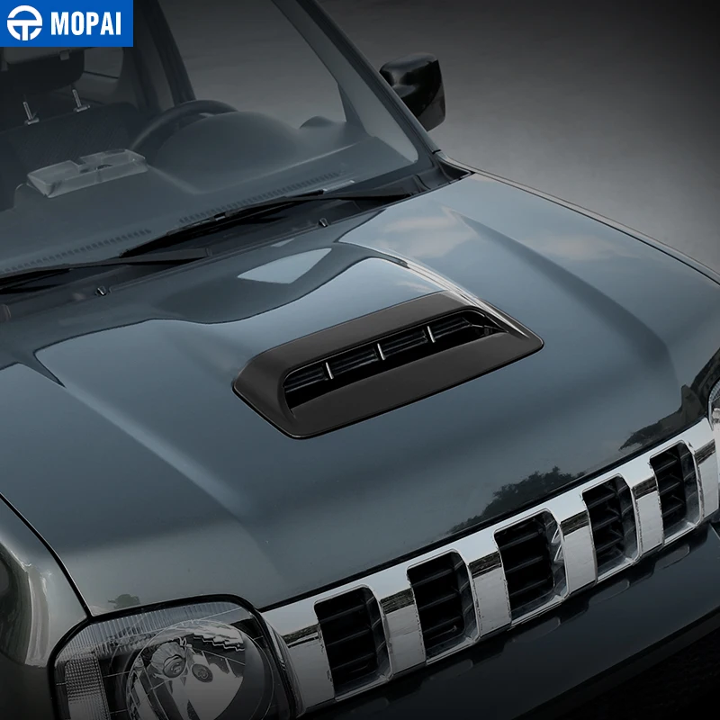 MOPAI автомобильный Стайлинг молдинги для Suzuki Jimny 2007+ ABS Воздушный поток Впускной капот совок вентиляционная крышка капота украшения автомобильные аксессуары