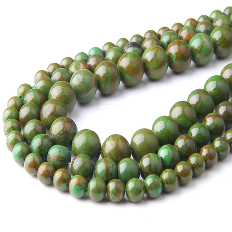 Феникс-бусины из нефрита Гладкий Круглый нефритовый нефрит 4 мм 6 8 10 12 для