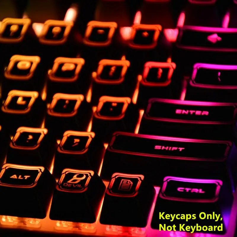 104 клавиш лазерная подсветка ключ крышка s для Corsair K70 K65 RGB K95 Strafe Механическая