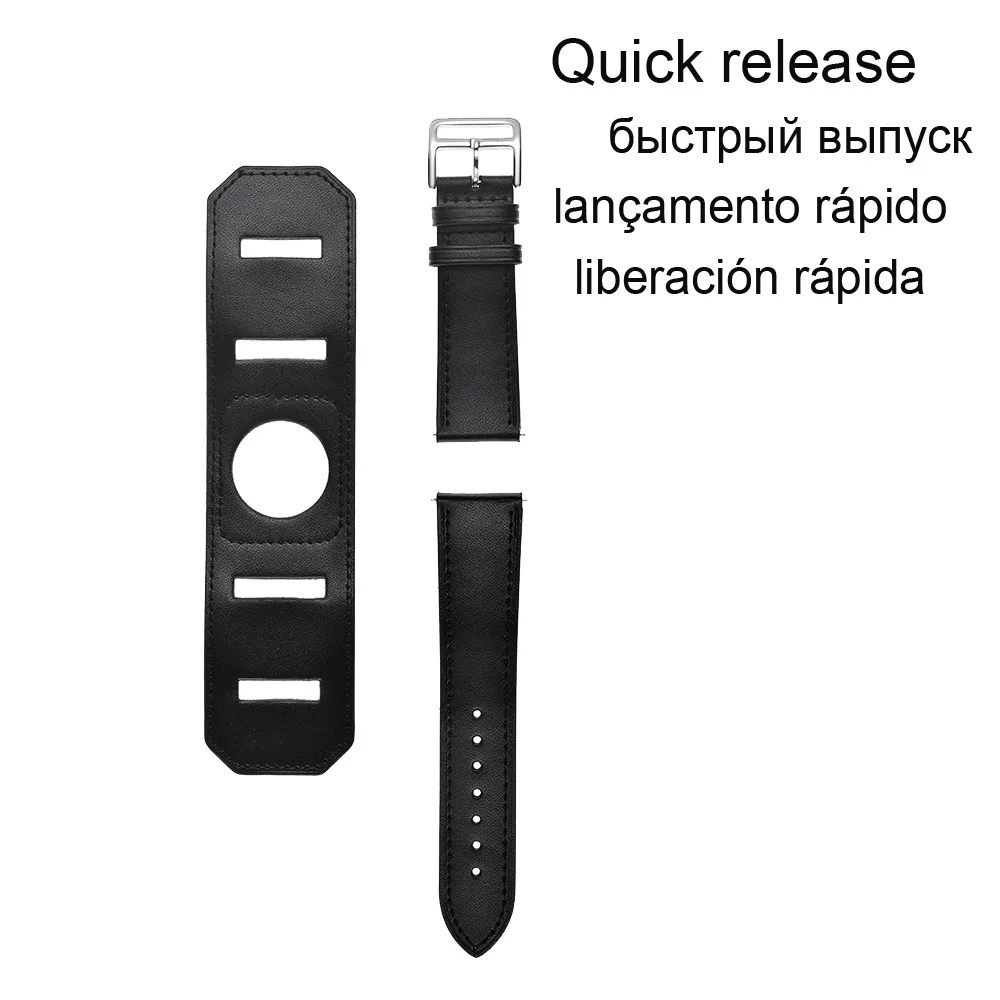 22 мм кожаный браслет Huami Amazfit Pace Stratos 2 ремешок для huawei Watch GT Honor Magic Dream ремешок для samsung gear S3 Band