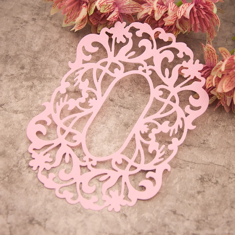 Металлический Цветочный каркас для вырезания штампов трафареты сделай сам