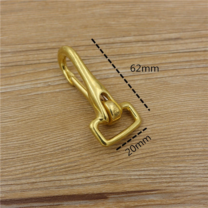 4 размера Твердый латунный материал кожаный ремень Крюк Пряжка плоское кольцо DIY