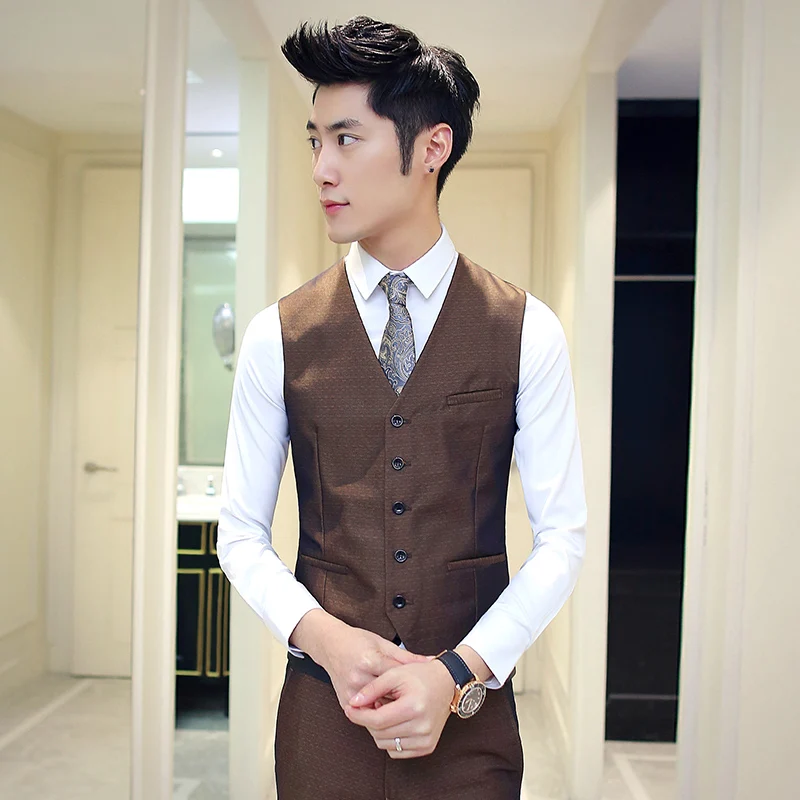 new Suits Suit small han edition cultivate morality man three-piece suit career suits SJT30 - P260 wedding dresses