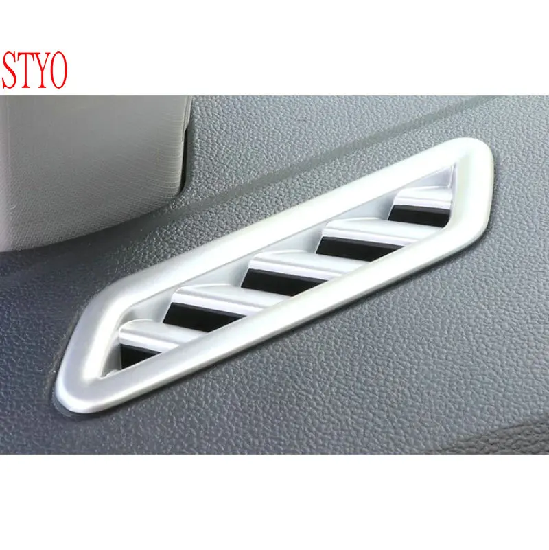

STYO Car ABS Interior Front Dashboard Upper Air Vent Cover Trim For T-ROC 2018