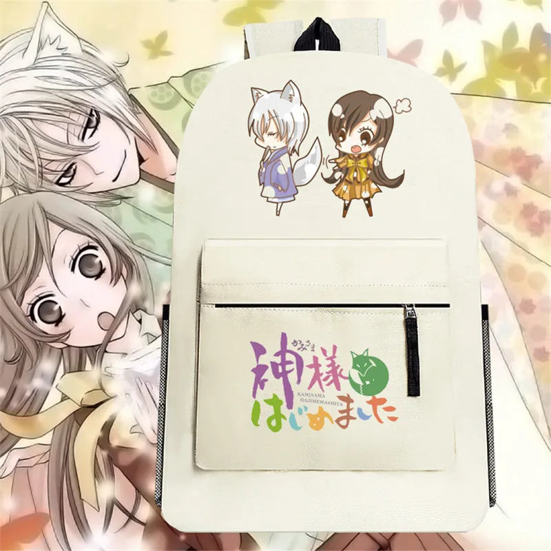 Kamisama Love Kiss Женский Рюкзак Kawaii Mochila Feminina холщовые школьные сумки Kawaii дорожная сумка милый рюкзак