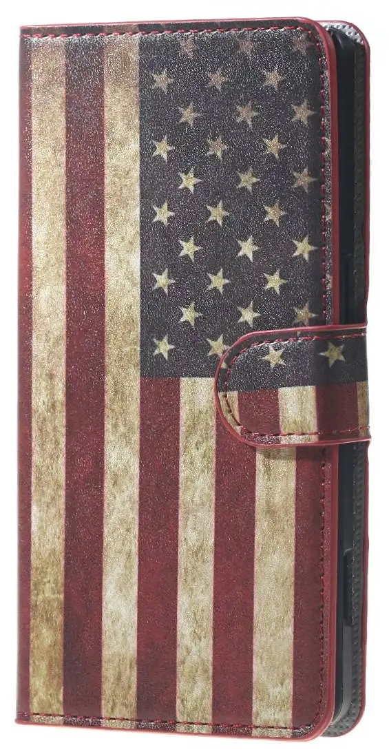 US Flag Для ASUS Z00ED Zenfone 2 laser ZE500KL ZE500KG ZE ZE500 500 500KL 500 кг KL кг 5,0 флип чехол Кожаный чехол для телефона Z00EDA Z00EDB - Цвет: US Flag