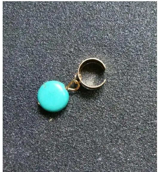 EY227 2018 Модные Винтажные геометрические круглые клипсы для ушей без отверстий