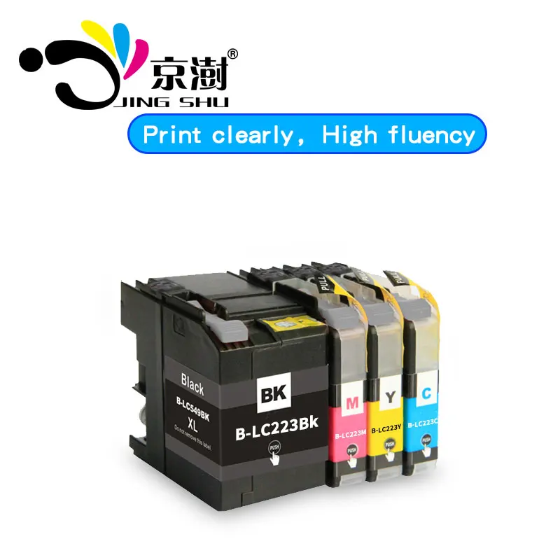 Совместимый чернильный картридж LC223 LC221 LC 223 221 для принтера Brother DCP J4120DW MFC J4420DW J4620DW