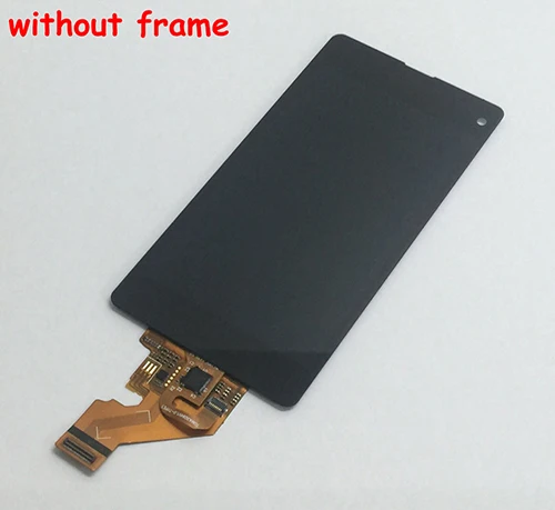 Для sony Xperia Z1 Compact D5503 Z1 mini сенсорный экран дигитайзер сенсор стекло+ ЖК-дисплей монитор модуль панель в сборе+ рамка - Цвет: without frame