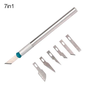 UANME 6 лезвий, инструменты для резьбы, фруктовое ремесло, дерево, скульптурный гравировальный нож, скальпель, режущий инструмент для домашнего творчества, ремонт печатных плат