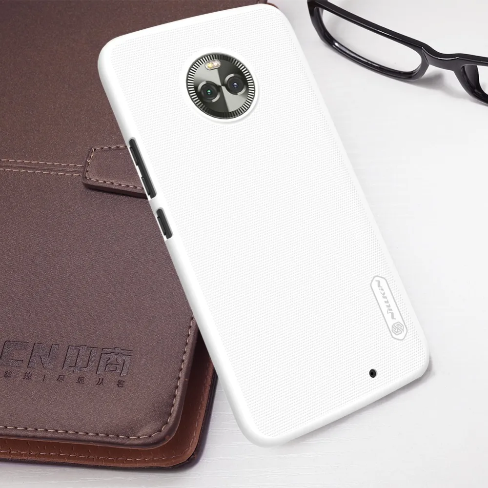 10 шт./лот Nillkin супер матовый защитный чехол для Motorola Moto X4 жесткая задняя крышка из ПК чехол для Moto X 4 Чехол 5,2 дюймов