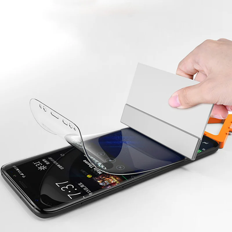 3D мягкий ПЭТ пленка для передней панели samsung S10E S10 S9 S8 S7 S6 edge Plus Note8 Note9 Экран