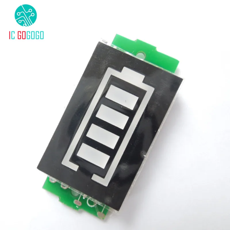 Индикатор емкости литиевых батарей 3S 12 6 в синий дисплей|electric vehicle battery|3s 12.6v3s li-ion |