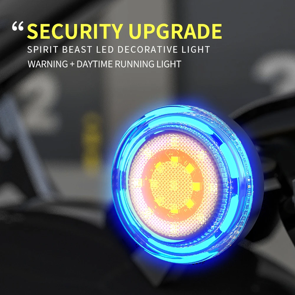 Светодиодная подсветка для мотоцикла Spirit Beast аксессуары фар 12 В освещение мотора