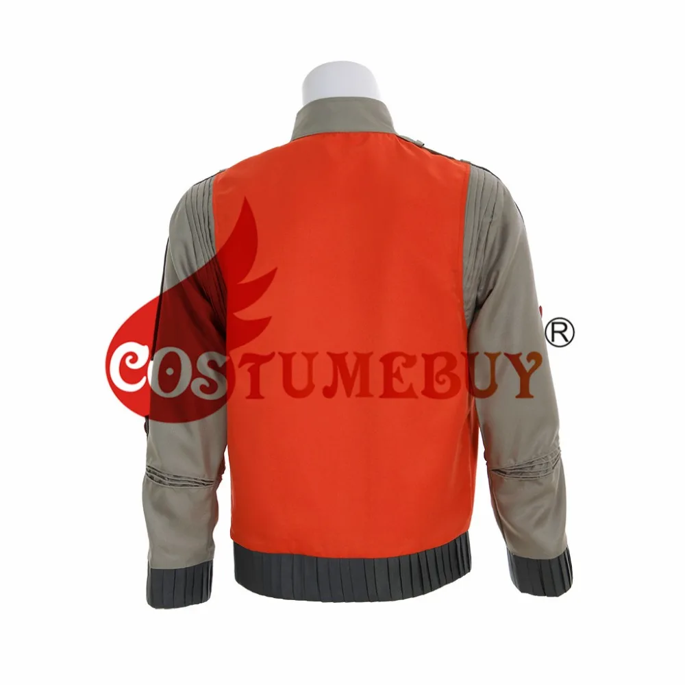 CostumeBuy фильм Назад в будущее Марти Макфлай Оранжевая Куртка Стоимость костюм Взрослый Косплей Костюм Топ L920