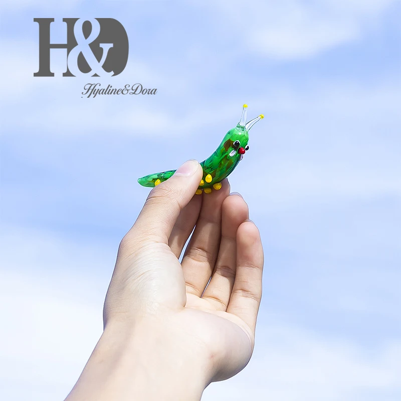H& D 9 видов стилей Стекло Животные счастья Коллекционные фигурки ручной выдувного муранского стекла Скульптура животного для украшения стола дома