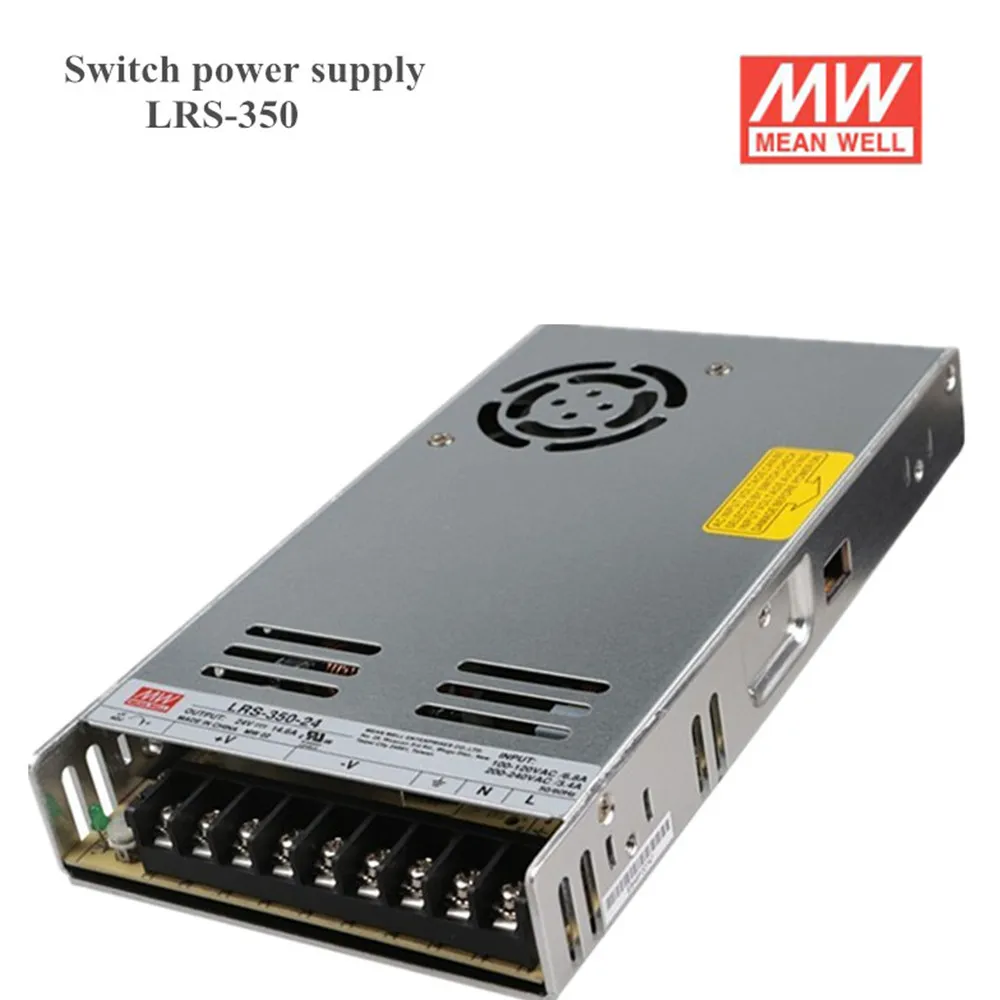 Прямая продажа с завода импульсный источник питания Meanwell LRS-350 12 В 24 36 48 350 Вт