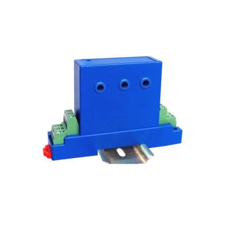 Перфорация AC 0-20A 3 фазный ток передатчик 4-20mA, 0-20mA, 0-5 V, 0-10V Выход дырчатое 3 трехфазный амперметр переменного тока преобразователь сигналов