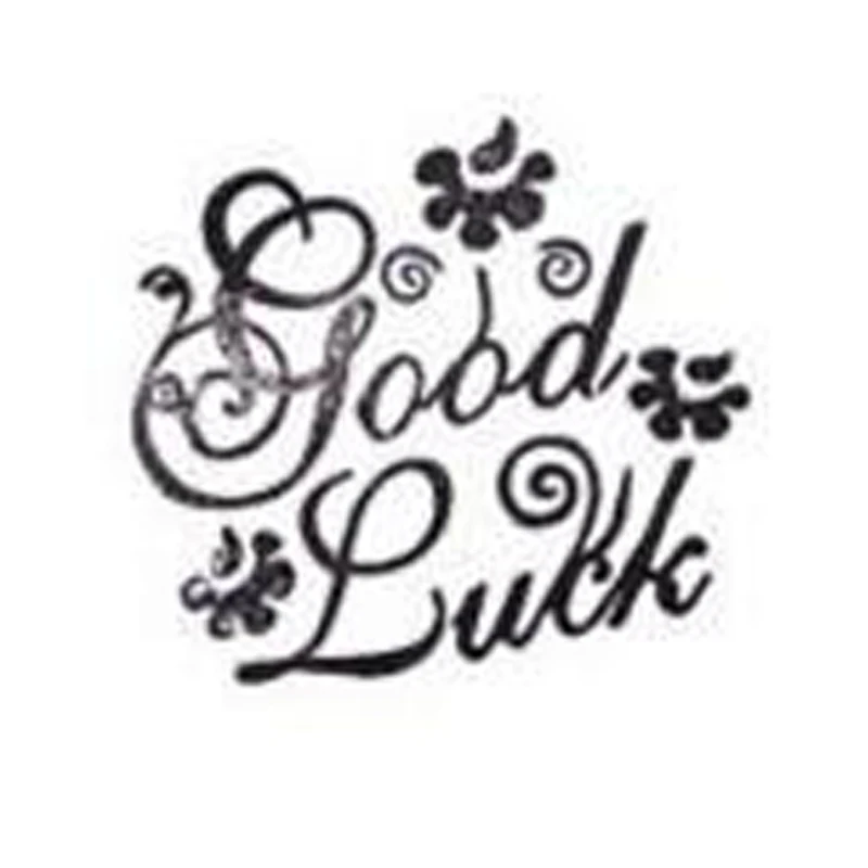 Stamp GOOD LUCK 1 шт. Ретро цветок поздравительное письмо уплотнение воск замена Медная головка печать штамп искусство декоративное уплотнение воск печать штамп свадебный подарок - Цвет: Stamp GOOD LUCK