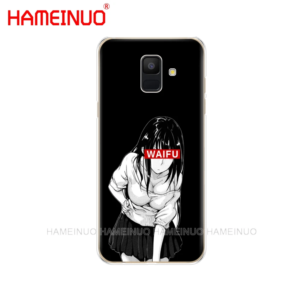 HAMEINUO Sugoi Senpai аниме waifu чехол для телефона Samsung Galaxy J4 J6 J8 A9 A7 2018 A6 A8 PLUS j7 duo | Мобильные
