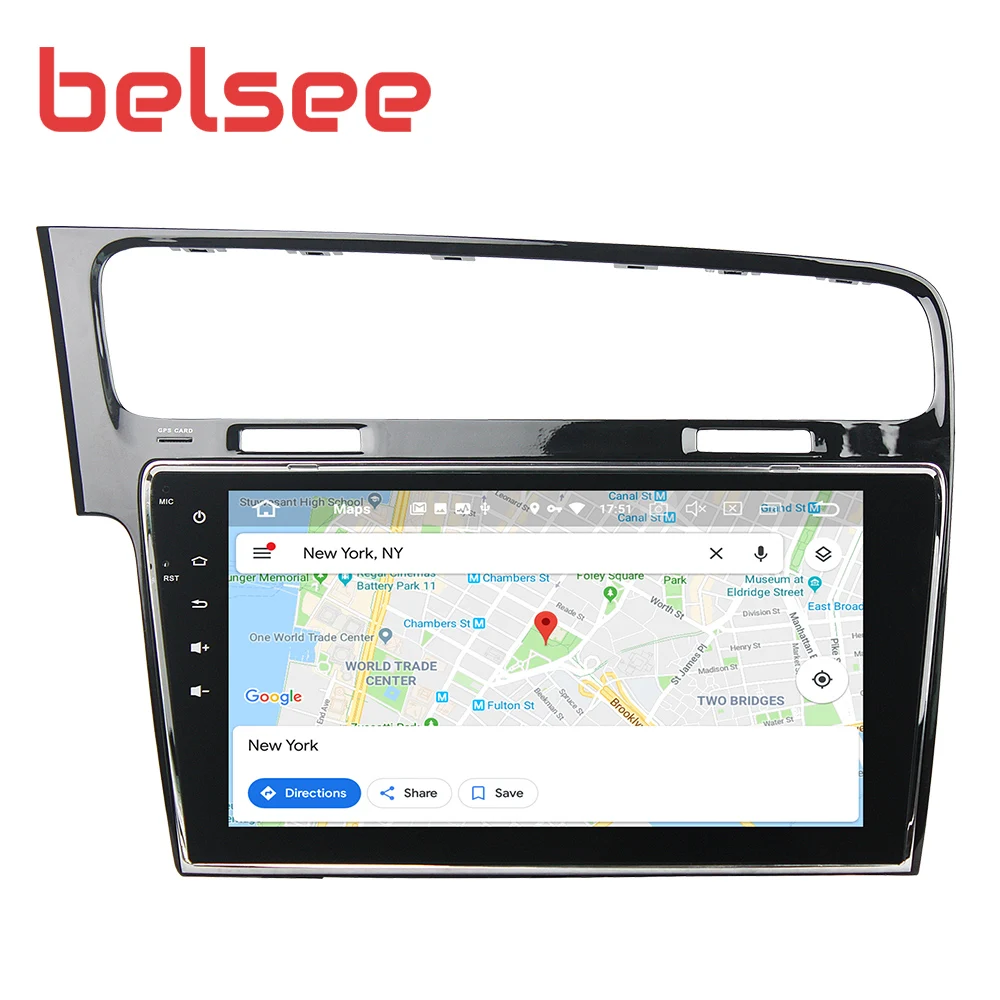 Автомагнитола Belsee 10 1 дюйма Android 9 0 4 Гб + 64 ГБ|Автомагнитолы| |