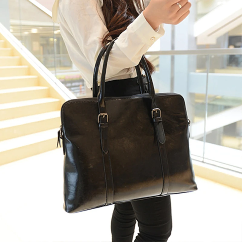 

Women Tote Bag Brand Designer Women's Leather Handbags Woman Shoulder Crossbody Bags ladies OL briefcase hand bag Bolsos Mujer