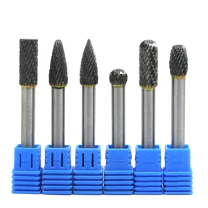 8 мм, двухрезанный вольфрамовый карбид, вращающаяся пилка, 6 мм, хвостовик с ЧПУ, шлифовка металла