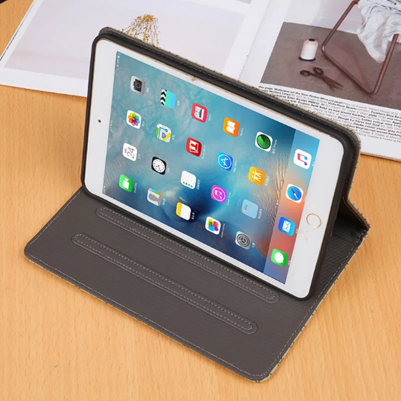 Case For iPad Mini 1 2 3 geometric PU Leathe Auto Sleep / Wake Upr Cover Flip Stand Apple 7.9 Inch | Компьютеры и офис