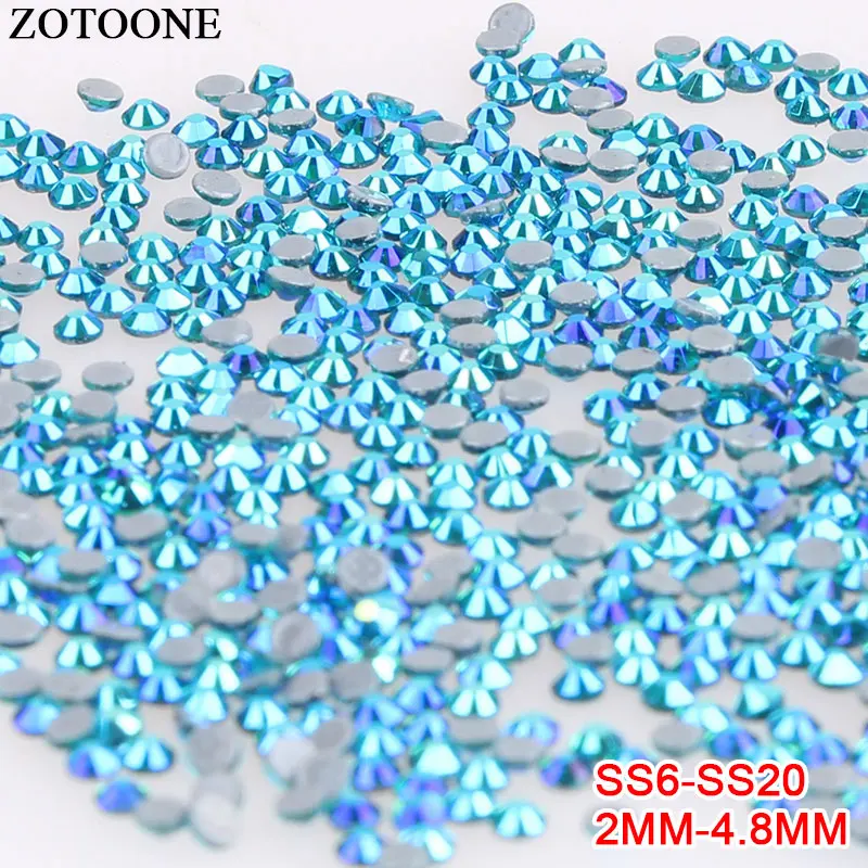 ZOTOONE страз наклейки со стразами для ногтей Одежда DIY Железный клей Glases кристалл AB
