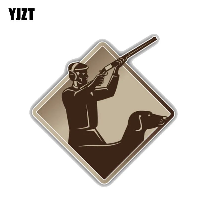 YJZT 11 7 см * 12 персональные охотничьи Эмблемы ПВХ декоративный автомобильный