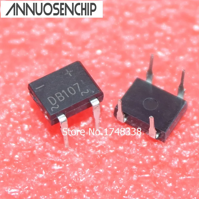 100 шт. DB107 dip4 dip sop4 sop 1A 1000 В однофазный телефон|bridge diode rectifier|bridge rectifierbridge rectifier |