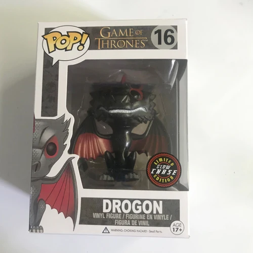 16-D FUNKO POP Игра престолов RHAEGAL VISERION DROGON FigureToys коллекция моделей игрушек для детей - Цвет: 16-D