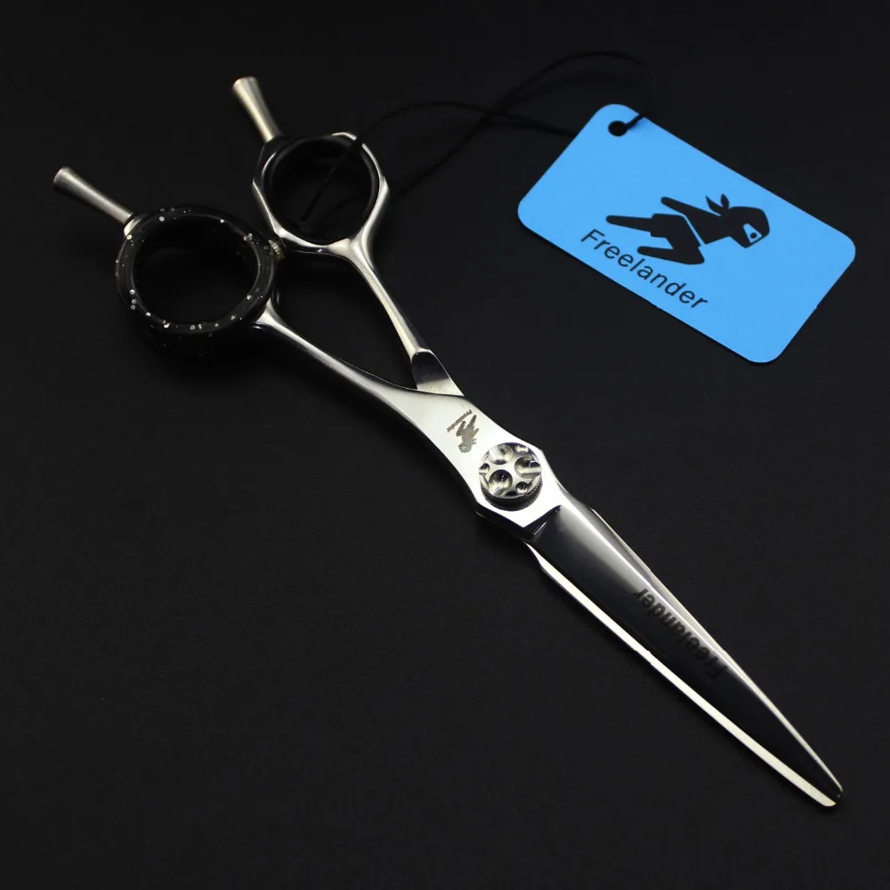 

Freelander 6.0'' professional Japan 440c Silver Double Tail Hairdressing Scissors Suitable for Right or Left Handed