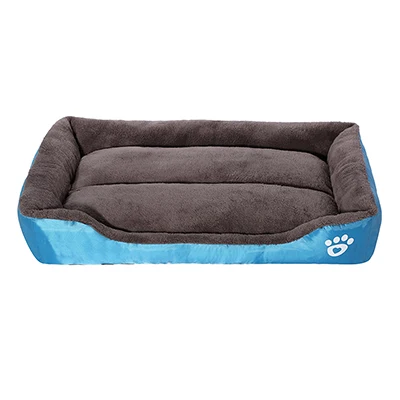 blue Супер милая мягкая кошка кровать зимний дом для кошки теплый хлопок кошки товары для домашних животных, щенок питомник кошка кровать мягкая удобная - Цвет: blue