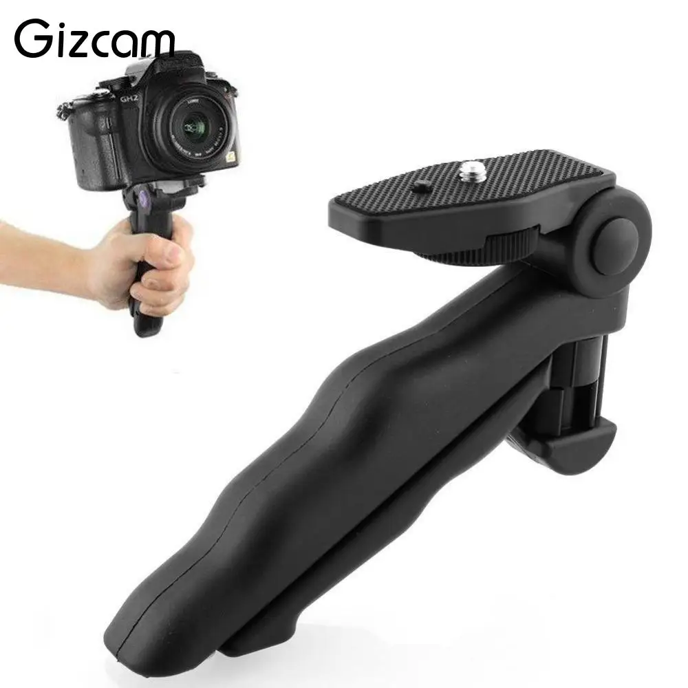 Gizcam Горячая Высокое качество Портативный Гибкий 2 в 1 ручной захват мини штатив