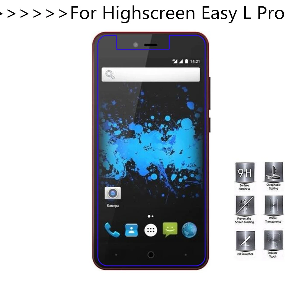 Ультратонкое закаленное стекло для экрана Easy L Pro Премиум Защитная пленка из