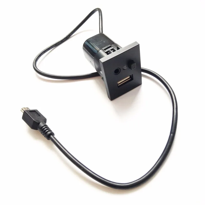 Для Ford Focus II MK2 CD-плеера 2009-2011 Автомобильные аксессуары мини-usb кабель адаптер USB 2,0 Слот интерфейс штепсельная кнопка