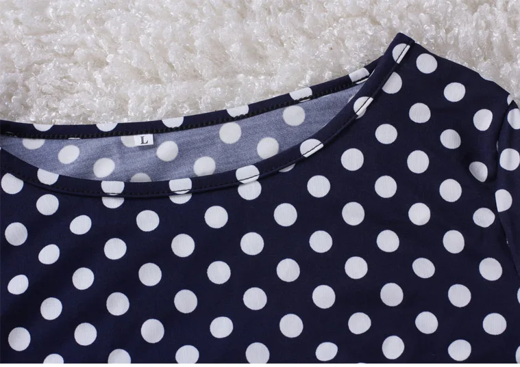 Женское платье в горошек OXANT клубное мини с эластичной резинкой и о вырезом для